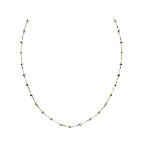 "simplicity" choker in 18kt solid gold