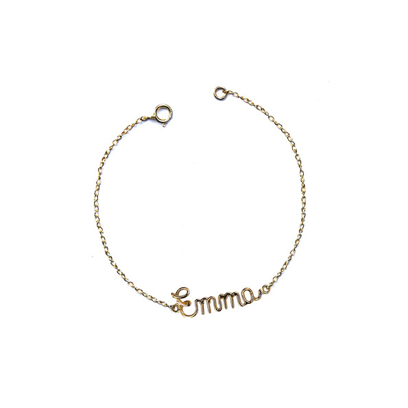 Customizable Wire Name Bracelet