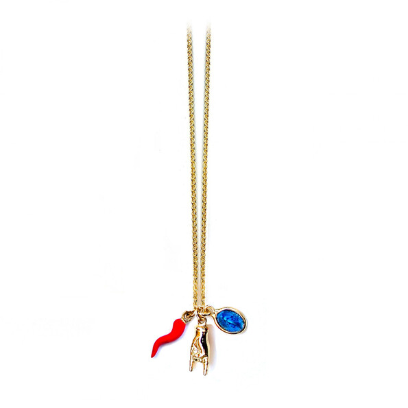Good luck necklace in 18kt solid gold