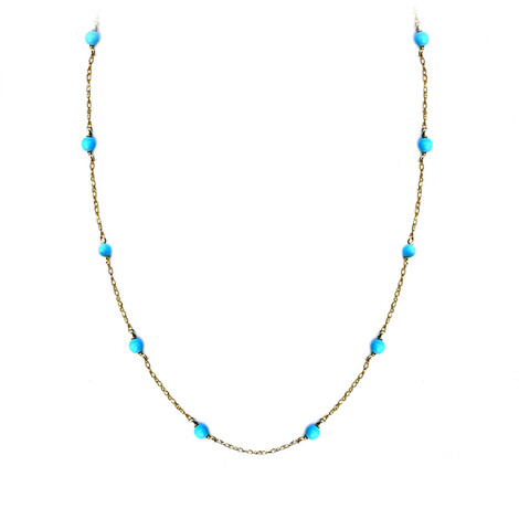 "azzurra" necklace in 18kt solid gold