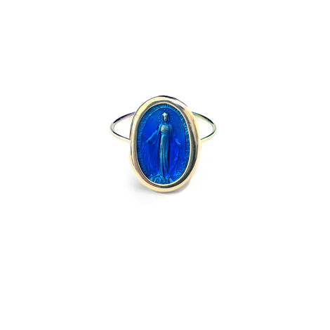 Large blue labouré ring