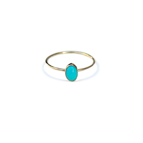 "oval turquoise" ring