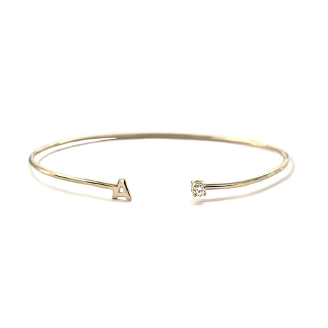 "Clarity Letter" Bangle...