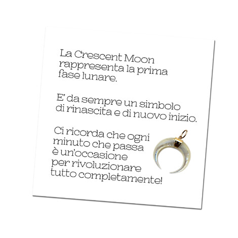 Ciondolo Crescent Moon